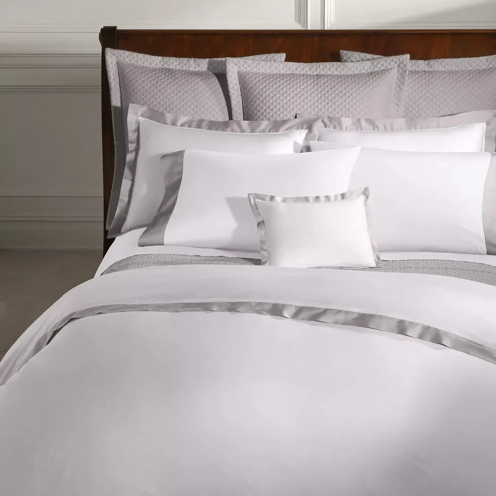 Ralph Lauren RL Organic Sateen Border Twin Flat Sheet Costal Sand